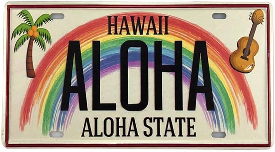 ワイキキ Aloha State プレート ワイキキ Aloha State プレート